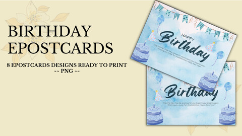 FibeiDigiCards_ePostcard - Title: Birthday Design 4