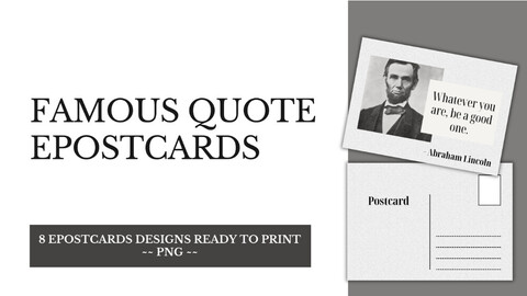 FibeiDigiCards_ePostcard - Title: Famous Quote Design 2