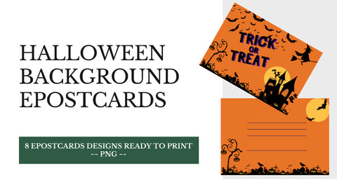 FiBeiDigiCards_ePostcard - Title: Halloween Design 3