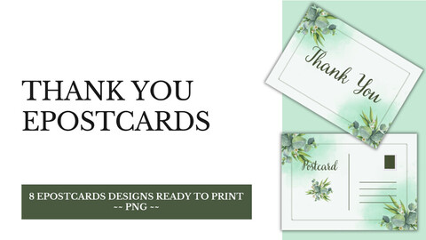 FiBeiDigiCards_ePostcard - Title: Thank You Design 4