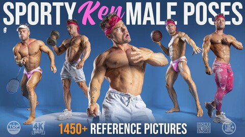 1450+ Sporty Ken Male Poses