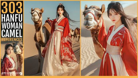 303 Hanfu Woman with Camel