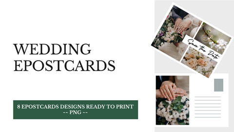 FiBeiDigiCards_ePostcard - Title: Wedding Design 1