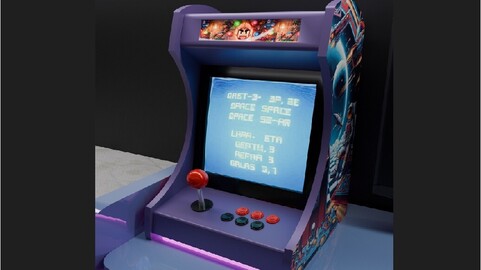 Arcade Machine - .blender .FBX