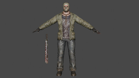 Jason Voorhees | Rigged 3D model