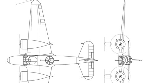 Caproni Ca 310 svg vector file.eps