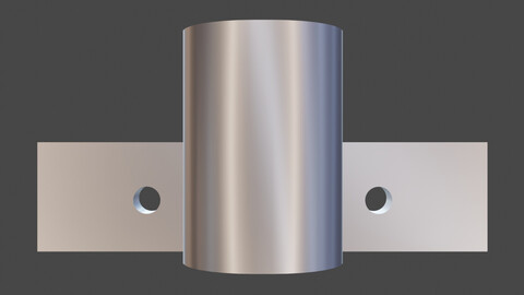 Shower Cabin Hinge 3D model (PRINTABLE)