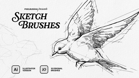 Sketch Brushes for Illustrator