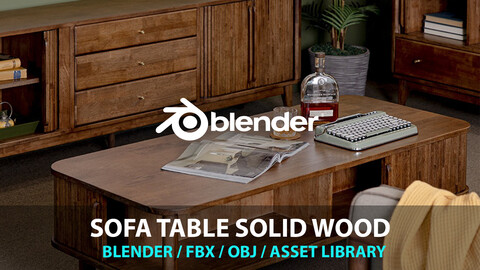 Sofa Table Solid Wood