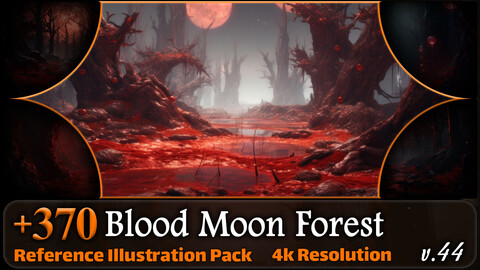 370 Blood Moon Forest Reference Pack | 4K | v.44