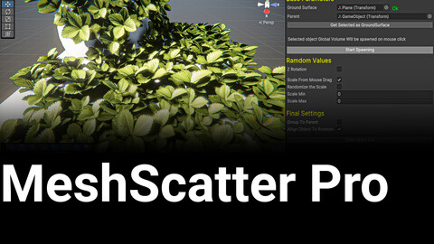 MeshScatter Unity plugin