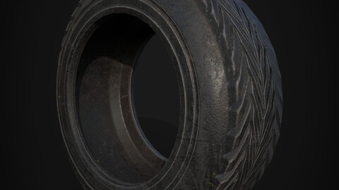 Truck Tyre Lopoly Game Asset