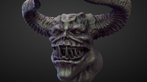 HEAD59 high poly sculpt