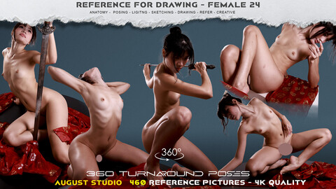 Drawing Reference - Female 24 (30% discount code in description)