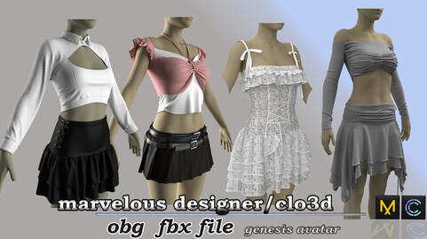 3d clothes B