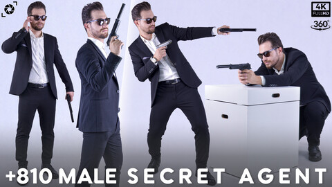 +810 Male Secret Agent References Pictures - Vol 01