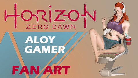 HORIZON ZERO DAWN-ALOY GAMER FAN ART