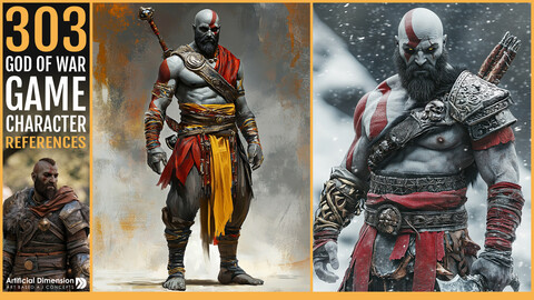 303 GOD OF WAR GAME CHARACTER.