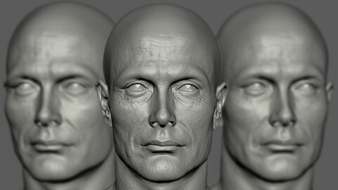 Mads Mikkelsen - Likeness sculpt