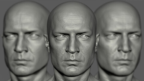 Nathan Fillion - Likeness sculpt