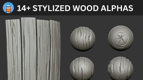 14+ Stylized Wooden Alphas