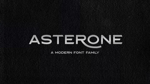 Asterone - Modern Font Family