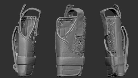 RAW LASER SCAN: STICH PROFI Pistol Holster