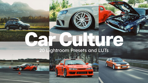 20 Car Culture LUTs & Lightroom Presets