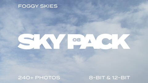 Sky Pack 08 / Foggy skies / Clouds reference pack