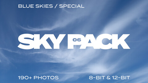 Sky Pack 06 / Blue Skies Special / Clouds reference pack