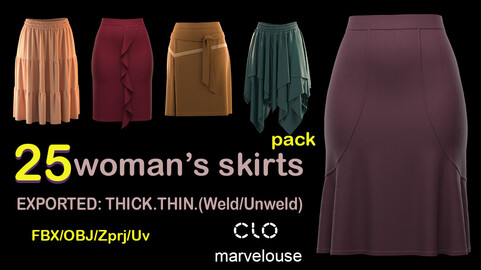 WOMAN`S SKIRTS