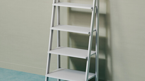 shelf ladder four niches