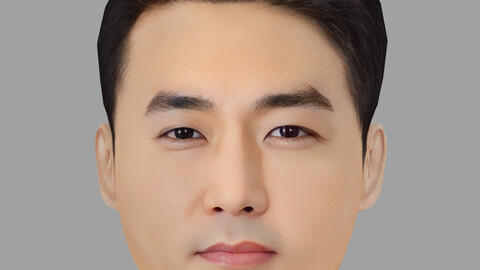 Song Seung HeonHead - Low poly head for game