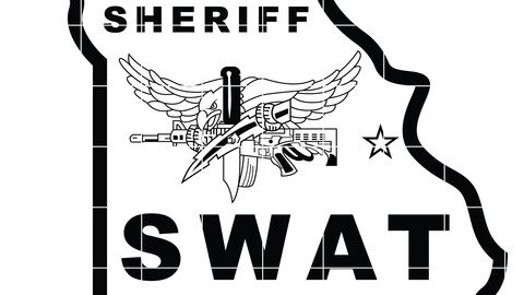 SHERIFF COUNTY JEFFERSON SWAT SVG VECTOR FILE