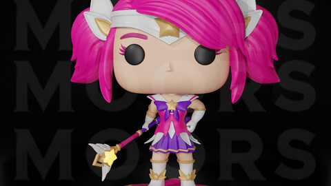 LOL Lux Star Guardian FUNKO POP STL FILE