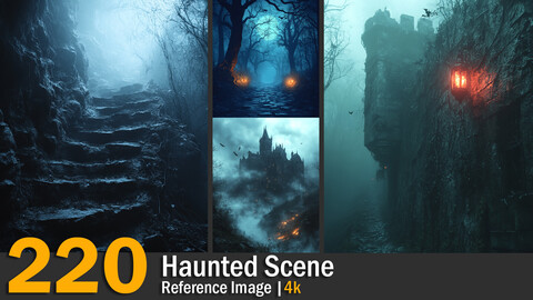 Haunted Scene | Reference Images | 4K