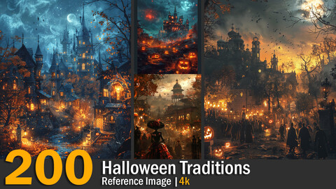 Halloween Traditions | Reference Images | 4K