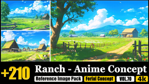 210 Ranch - Anime Concept Reference Image Pack v.70 |4K|