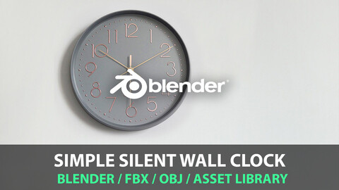 Simple silent wall clock