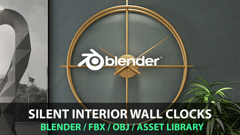 Silent Interior Wall Clocks