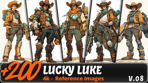 LUCKY LUKE VOL. 08/ 4K/ Reference Image