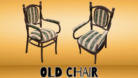 Old Chair 3D model