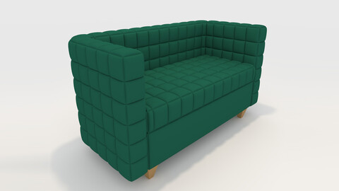 3D Model Sofa 2 Seater 9