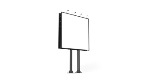 Square Advertising Street Billboard - outdoor sign banner