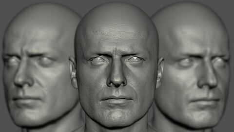 Andrew Lincoln - Likeness sculpt