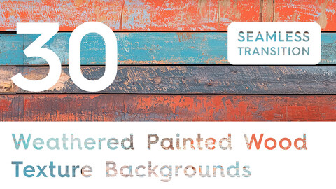 30 Weathered Painted Wood Texture Backgrounds