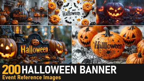 Halloween Banner | 4K Reference Images