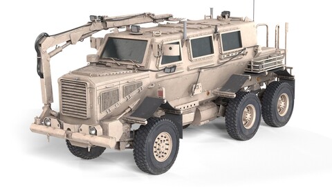 Buffalo MRAP Armored Military Vehicle