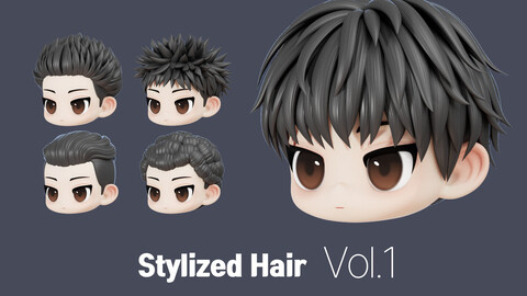 Stylized Hair vol.1