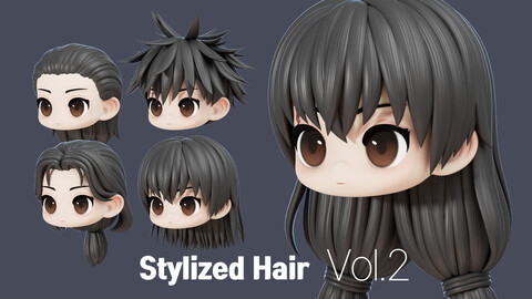 Stylized Hair vol.2